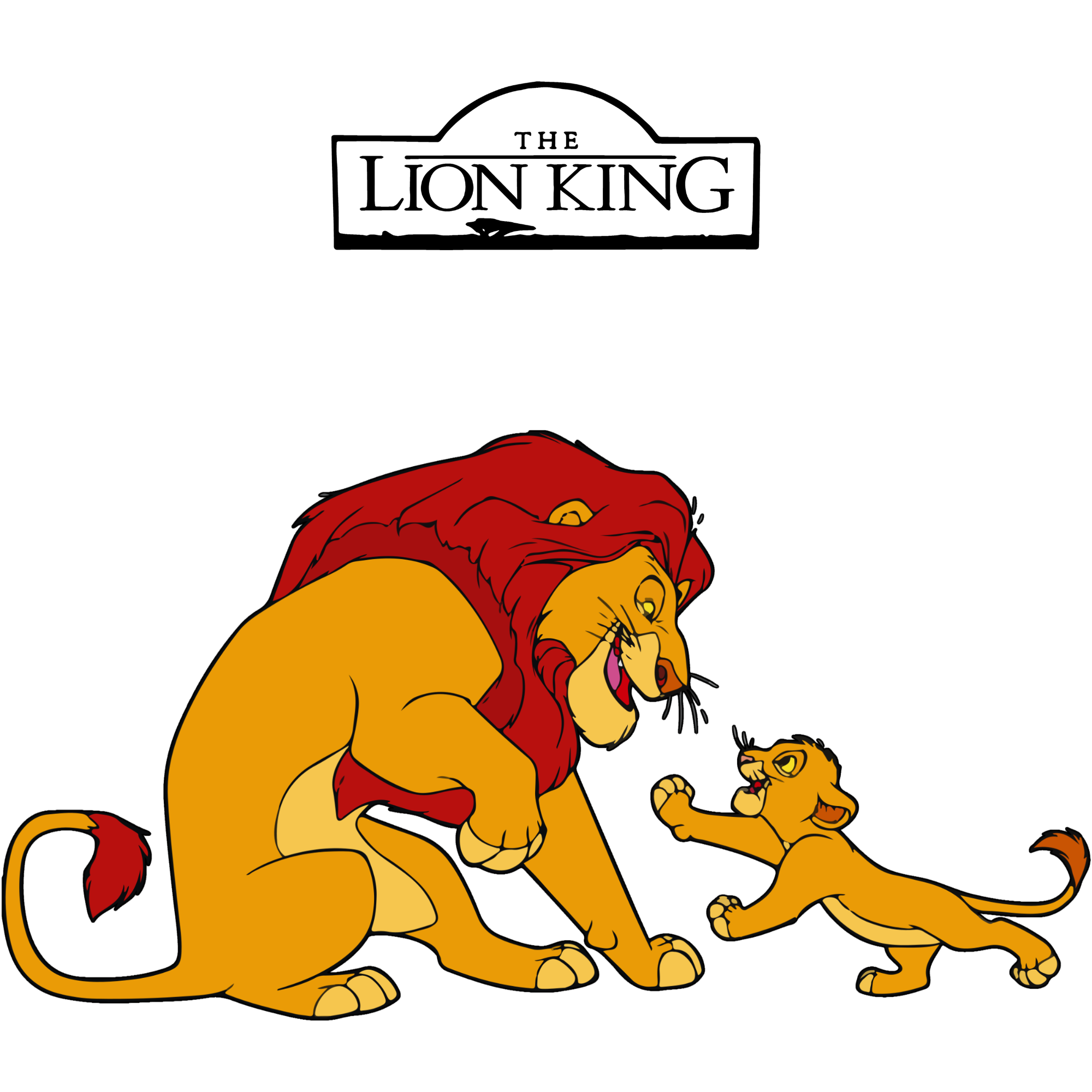 Autocolant de perete - Regele Leu